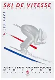 XVI Jeux Olympiques d’hiver / Ski di vitesse by Temsport, Offset, Avenir Graphique, Meaux, sold Apr 2024