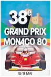 38e Grand Prix Monaco by Michael Turner, Offset, AIP, Monaco, sold Apr 2024