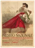Prestito Nazionale / Rendita consolidata 5% netto by Mario Borgoni, Color lithograph, Richter & C, sold Apr 2024