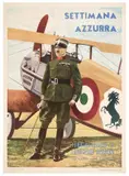 Settimana Azzurra / Commemorazione di Francesco Baracca by Anónimo, Offset, A, offered Apr 2024