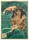 Almanacco italiano by Carlo Casaltoli, Color lithograph, R, offered Apr 2024