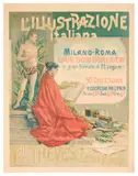 L'illustrazione italiana by Anónimo, Color lithograph, Stab, sold Apr 2024