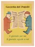 Gazzetta del Popolo by Anónimo, Offset, printer unknown, offered Apr 2024