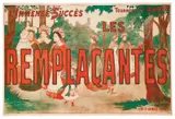Les Remplaçantes by Hippo-Dup, Color lithograph, Lith, sold Apr 2024