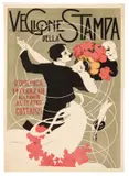 Veglione della stampa by Anónimo, Color lithograph, printer unknown, sold Apr 2024