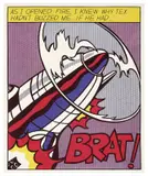 As I opened fire (Triptich) 1983 #1, #2 and #3 by Roy Lichtenstein, Offset, printer unknown, sold Apr 2024