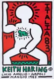Lucio Amelio / Napoli by Keith Haring, Offset, printer unknown, sold Apr 2024