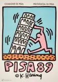 Pisa 89 by Keith Haring, Offset, Computer Grafica, Roma, sold Apr 2024