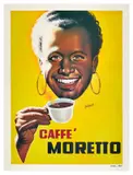 Caffé Moretto (later reprint) by Gino Boccasile, Offset, Litostampa S, offered Apr 2024