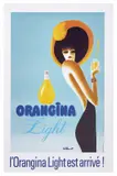 Orangina light (later reprint) by Bernard Villemot, Offset, printer unknown, offered Apr 2024