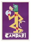 Campari (later reprint) by Fortunato Depero, Color lithograph, printer unknown, sold Apr 2024