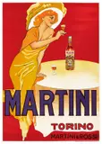 Martini (later reprint) by Marcello Dudovich, Color lithograph, Tipografia Artistica Torinese, Torino, sold Apr 2024