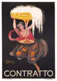 Contratto (later reprint) by Leonetto Cappiello, Color lithograph, Les Nouvelles Affiches Cappiello, Torino, sold Apr 2024