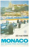 24e Grand Prix Monaco (later reprint) by Michael Turner, Offset, Jean Ramel, Nice, offered Apr 2024