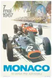 25e Grand Prix Monaco (later reprint) by Michael Turner, Offset, Jean Ramel, Nice, offered Apr 2024