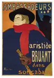 Ambassadeurs / Aristide Bruant (later reprint) by Henri de Toulouse-Lautrec, Offset, printer unknown, sold Apr 2024