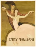 Emmy Magliani (later reprint) by Jean-Gabriel Domergue, Offset, Rive Gauche Litho, Paris, sold Apr 2024
