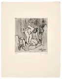 Catherine s’épongeant by Suzanne Valadon, Oil paint and drypoint on Velin BFK Rives paper, ed, sold May 2026
