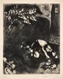 L'avare qui a perdu son trésor by Marc Chagall, Etching on Montval laid paper, sold May 2026