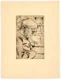 Maria Sacchi che legge (Maria Sacchi, età 72 anni) by Umberto Boccioni, Etching and drypoint, sold May 2026