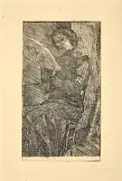 Donna che legge (Ines che legge) by Umberto Boccioni, Etching, offered May 2026