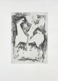 Apparizione by Marino Marini, Engraving on BFK Rives paper, ed, offered May 2026
