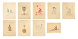 Lot of nine lithographs from the portfolio ‘Décervelage’ by Max Ernst, Color lithographs, ed, sold May 2026