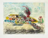 Les Oh! tomobiles by Roberto Matta, Colour etching and aquatint, ed, sold May 2026