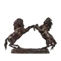 Pair of 'Cavalli Circensi' by Giovan Francesco Gonzaga, Bronze, ed, sold May 2026