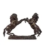 Pair of 'Cavalli Circensi' by Giovan Francesco Gonzaga, Bronze, ed, sold May 2026