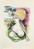 Lot of six lithographs: Tribute to Antonello Da Messina by Renato Guttuso, Colour lithograph, ed, offered May 2026