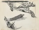 Lot of three lithographs: A rose for Kenya by Renato Guttuso, Etching and color aquatint, ed, offered May 2026