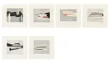 Dymos by Hans Richter, Artist's book with original canvas cover containing six engravings, ed, sold May 2026
