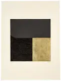 Oro e nero by Alberto Burri, Silkscreen on cardboard, ed, sold May 2026
