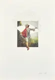 La Fausses confidences by Giulio Paolini, Color lithograph, ed, sold May 2026