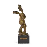 Portafortuna by Sandro Cherchi, Bronze with a black marble base, ed, offered May 2026