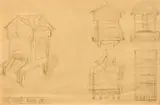 Studio per la città delle api by Fortunato Depero, Pencil on paper, offered May 2026