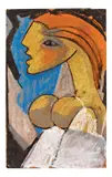 Femme (New York) by Le Corbusier, Pastel on cardboard, sold May 2026