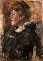 Ritratto della Signora Pinetta Gonzales by Mario Sironi, Tempera, coloured pastels and oil pastel on paper applied on canvas, offered May 2026