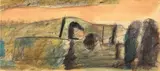 Landscape by Mario Sironi, Watercolour and charcoal on paper, offered May 2026