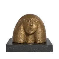 Mask by Felice Casorati, Bronze, es, sold May 2026