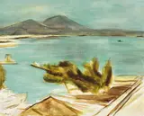 Landscape by Francesco Menzio, Oil on canvas, sold May 2026