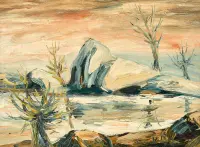 Calabria by Carlo Levi, Oil on canvas, sold May 2026