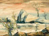 Calabria by Carlo Levi, Oil on canvas, sold May 2026