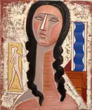 Trecce da indiana by Mario Tozzi, Oil on canvas, sold May 2026