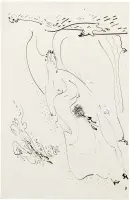 L'Idylle by André Masson, Indian ink on paper, sold May 2026