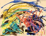 Untitled by Karel Appel, Mixed media on paper applied on canvas, offered May 2026