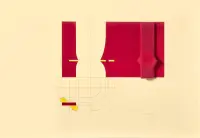 Progetto by Agostino Bonalumi, Pencil, vinyl tempera and relief on canvas, sold May 2026