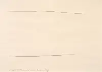 Untitled by Luciano Fabro, Pencil on paper, sold May 2026