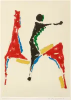 Gioco colorato by Marino Marini, Colour etching and aquatint on Rives paper, ed, sold Mar 2026